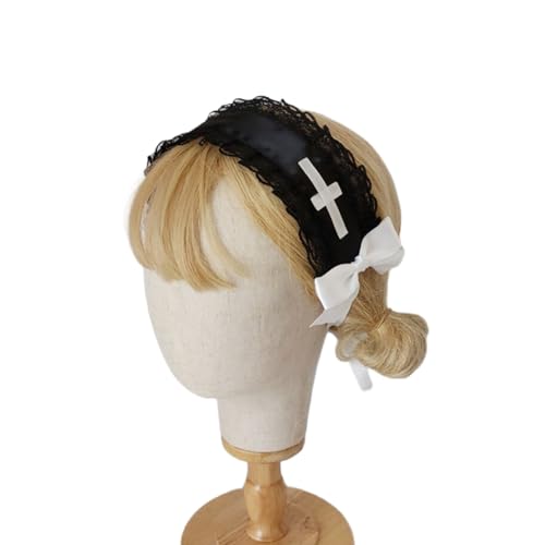 Handgefertigte Spitzen Stirnbänder Schmetterling Muster Kopfstück Halloween Hair Band Personalizty Styles Kopfbedeckung von THINCAN