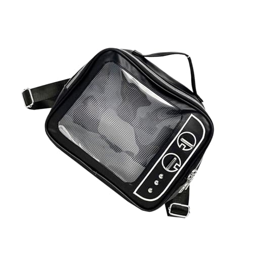 Klarer Itabag Schöne Umhängetasche Pin Display Rucksack Ästhetic Crossbody Tasche Retro Fernseher Messenger Für Tägliche Frauen Schöne Itabag Retro Fernseher Schulter Rucksack Crossbody von THINCAN