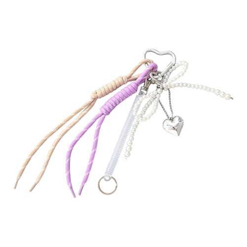 Koreanische Stile Tassels Perlen Bögen Schlüsselbund Multi Funktionstasche Zauber Zubehör Telefon Ornament Bag Anhänger Für Frauen Trendy von THINCAN