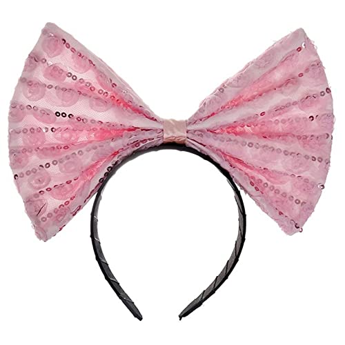 Large Bowknot Hair Hoop Spitze Rosenhaarbänder Pailletten Weit Gefreut Für Kopfreihe Für Kopfkleidung Haarzubehör Für Tochter Large Bowknot Hair Hoop Spitze Rosenhaarbänder Pailletten Weit Gefreut Für Kopfreihe Für Kopfkleidung Haarzubehör Für Tochter von THINCAN