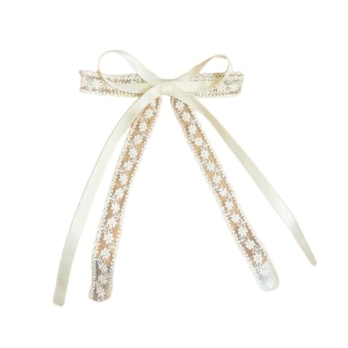 Mädchen Flache Clip Haarnadel 2000er Stil Ornamente Balletcore Für Frauen Mädchen Bündel Haarschleife Großer Süßer Balletcore von THINCAN