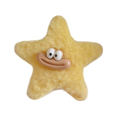 Mädchen Haarclip Pelzy Star Haarnadel Adorkable Clown Kopfschmuck Haarzubehör Star Kids Duckbill Clip Haarnadel von THINCAN