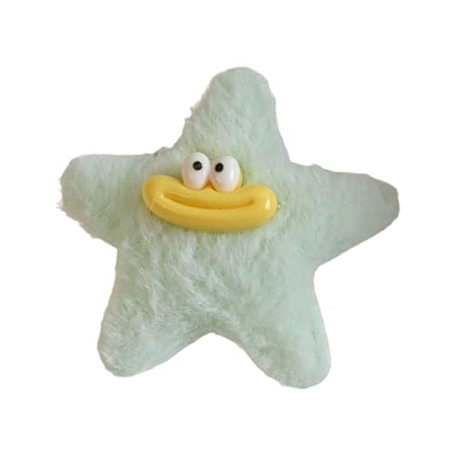 Mädchen Haarclip Pelzy Star Haarnadel Adorkable Clown Kopfschmuck Haarzubehör Star Kids Duckbill Clip Haarnadel von THINCAN