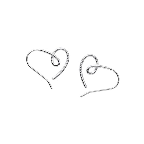 Mehrzweck Silber Herz Studs Ohrringe Mode Accessoire Für Trendige Frauen Und Mädchen Ornament Für Alltägliche Kleidung Trendige Schmuckgeschenke von THINCAN