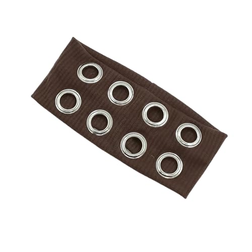 Mode Punk Styles Stirnband Mit Hohlen Ösen Und Metallgestein Einfluss Trendy Damen Hairband Unqiue Kopfbedeckung von THINCAN