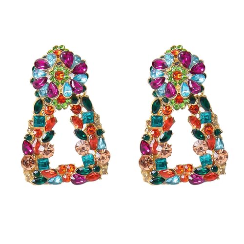 Mode Quadratische Dreiecke Drop Ohrringe Crystal von THINCAN