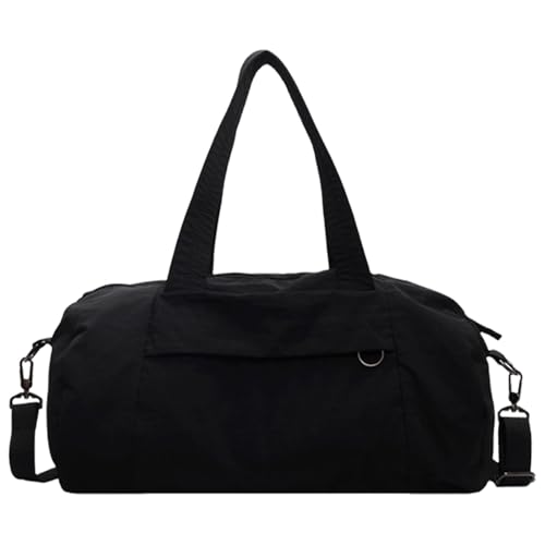 Mode Reisetasche Mit Tragetasche Für Frauen Geräumige Fitness Fitness Taschen Nylonhandtasche Mit Mehreren Fächern Fahrt Umhängetasche von THINCAN