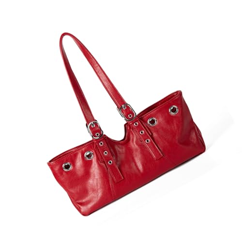 Moderne Besessen Detaillierte Unterarmbeutel Funktionelle Schulterbeteiligung Praktische PU Handtasche Kapazität Für Trendige Outfits Tragen Resistente Geräumige Schultertasche von THINCAN