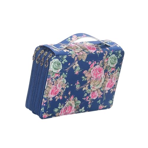 Multifunktionale Große Künstler Bleistiftkoffer Großer Kapazitätsbleistifthalter 200 Fächer Reißverschluss Organisatoren Taschen Multifunktionsbeutel Organisatoren von THINCAN