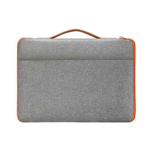 Notebook Handtasche Für 13-15.6 Zoll Laptop Computer Einkaufstasche Aktentasche Laptop Tragetasche Grau Blau Schwarz von THINCAN
