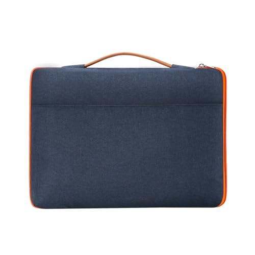 Notebook Handtasche Für 13-15.6 Zoll Laptop Computer Einkaufstasche Aktentasche Laptop Tragetasche Grau Blau Schwarz von THINCAN