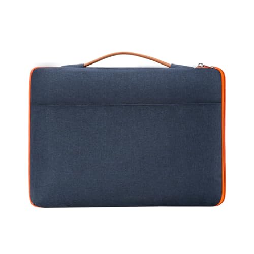 Notebook Handtasche Für 13-15.6 Zoll Laptop Computer Einkaufstasche Aktentasche Laptop Tragetasche Grau Blau Schwarz von THINCAN