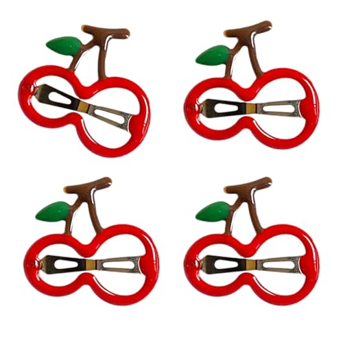 Obst Casual Barrettes Haarclip Ananas Süße Erdbeer Flache Clip Haarnadel Trauben Ananas 2000er Haare Für Bündel Erdbeerkirsche von THINCAN