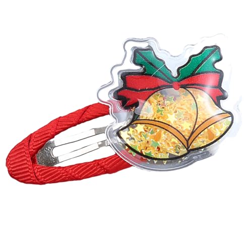 Pailletten Haarclip Cartoon Weihnachtsmuster Schnapphaarnadelhaarclip Für Pferdeschwanzschläge Haarnadeln Für Teenager Kinder von THINCAN