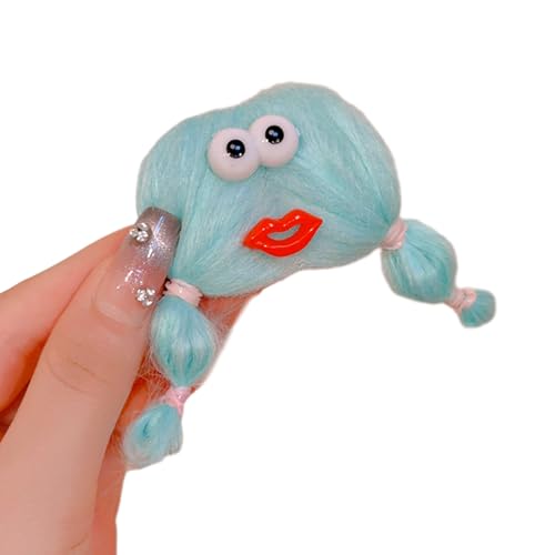 Plüsch Hässliche Puppenform Haarnadeln Heiße Mädchen Hässliche Puppen Haare Clip Carnival Photography Haarclip Für Frauen Ponytail Festival Barrettes Für Tägliche Große Schöne Barrettes Frau von THINCAN
