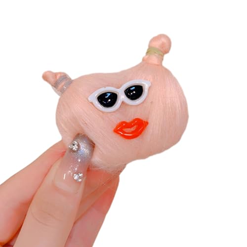 Plüsch Hässliche Puppenform Haarnadeln Heiße Mädchen Hässliche Puppen Haare Clip Carnival Photography Haarclip Für Frauen Ponytail Festival Barrettes Für Tägliche Große Schöne Barrettes Frau von THINCAN