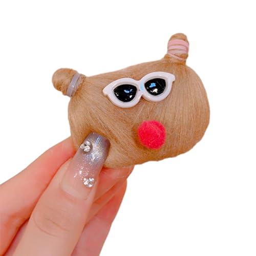 Plüsch Hässliche Puppenform Haarnadeln Heiße Mädchen Hässliche Puppen Haare Clip Carnival Photography Haarclip Für Frauen Ponytail Festival Barrettes Für Tägliche Große Schöne Barrettes Frau von THINCAN