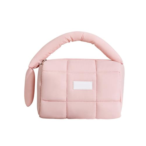 Praktische Nylon Make Up Organisierte Kompakte Puffer Kosmetikbeutel Tragbarer Speicherfall Für Frauen Reisen Essentieller Tragbarer Kosmetikorganisator Kosmetischer von THINCAN
