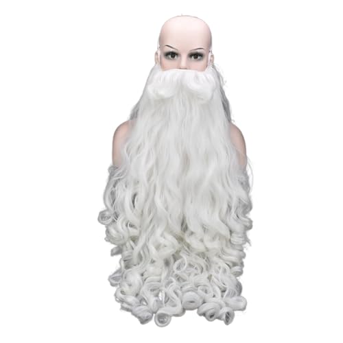 Professioneller Santa Perücken Bart Set von THINCAN