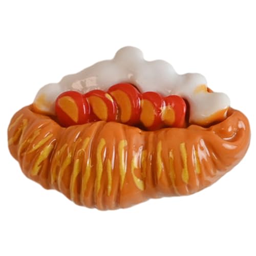 Realistische Lebensmittel Haarclip Für Heiße Mädchen Süße Simulation Brot Form Haarnadel Pferdeschwanz Zöpfe Haarclip Für Teenager Mädchen von THINCAN