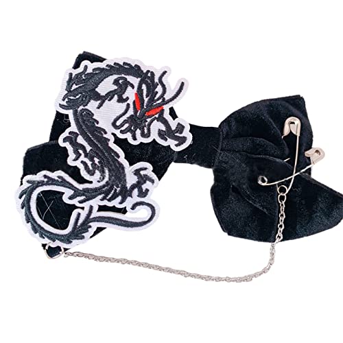 Retro Seitenhaarclip Wildleder Bowknot Haarnadel Pferdeschwanz Haarclip Haarzubehör Für Weihnachtskarneval Cosplay Party Retro Seitenhaarclip Wildleder Bowknot Haarnadel Pferdeschwanz Haarclip Haarzubehör Für Weihnachtskarneval Cosplay Party von THINCAN