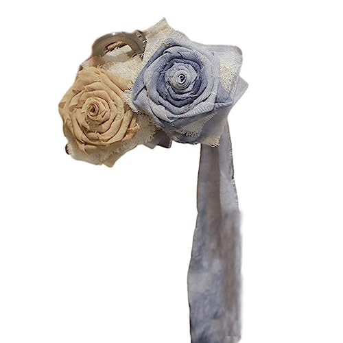 Ribbon Form Haarklaue Heiße Mädchen Chinesischer Stil Blumenponytail Haare Für Frauen Mädchen von THINCAN