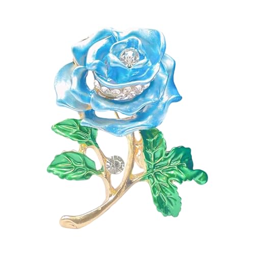 Rose Emaillierte Brosche Robuste Legierung Fashion Revers Pin Mit Eleganten Designs Für Rucksack Und Kleidungszubehör Fashion Revers Pin von THINCAN