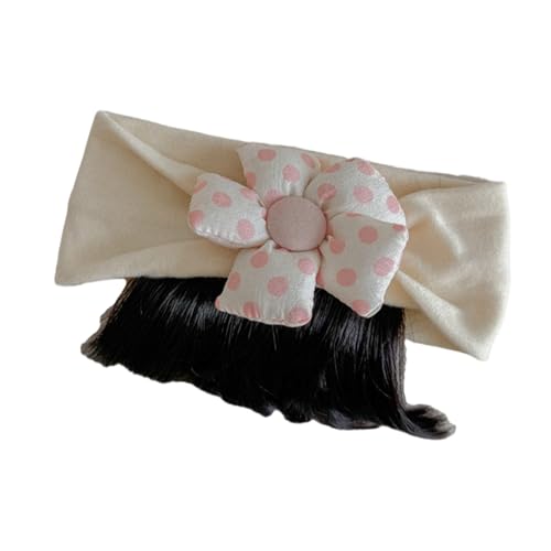 Säuglingshaarstück Stirnband Mit Schöner Schmücken Leicht Zu Tragen Toupe Fotografie Requisiten Für Kleines Baby von THINCAN