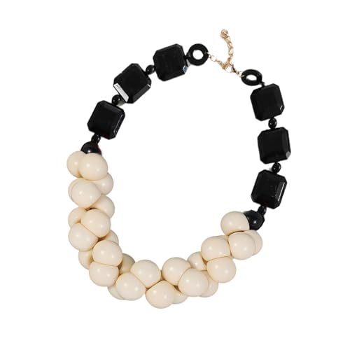 Schichtharzperlen Halskette Handgefertigt Schmuck Tragbare Ethnische Designs Für Alltägliche Trage Freizeitschicht Strand Halskette von THINCAN