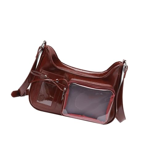 Schöne Itabag Clear Crossbody Bag Pu Leder Umhängetasche Pendeln Japanische Styles Messenger Für Tägliche Japanische Stile Crossbody PU Leder Ita Schöne Schulter Für Mädchen von THINCAN