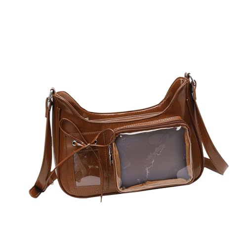 Schöne Itabag Clear Crossbody Bag Pu Leder Umhängetasche Pendeln Japanische Styles Messenger Für Tägliche Japanische Stile Crossbody PU Leder Ita Schöne Schulter Für Mädchen von THINCAN