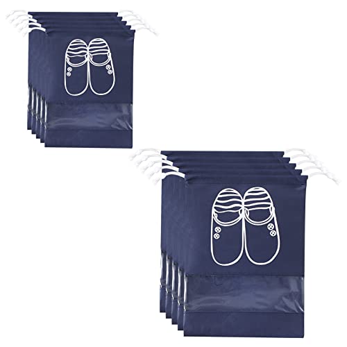 Schuhspeicherbeutel 10 Stcs Staubdichtes Wasserdichtes Klares Fensterkordelstring Tasche Für Hausmänner Und Frauen Freien Mit Reiseschuhen Freien Mit Reiseschuhen Beutel von THINCAN