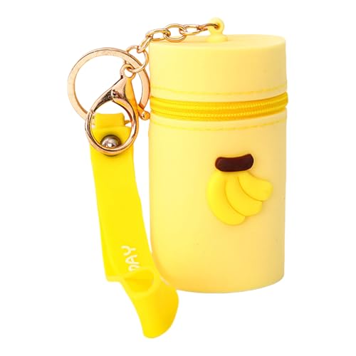 Silikonmünzenhalter Mit Keychain Multi Purpose Lippenstift Und Wechseln Der Taschen Tragbares Lipgloss Gehäuse Kleines Zubehör Organisiert von THINCAN