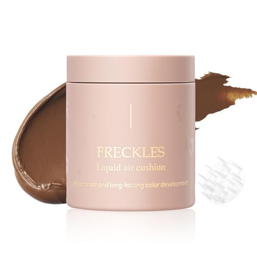 Sommersprossenstempel Gefälschte Sommersprossenluftkissen Stempel Langlebiger Wasserdichte Schnelle Trockene Lebensechte Sommersprossen Make Up Stempel Mit Pinsel Sommersprossen Pen von THINCAN