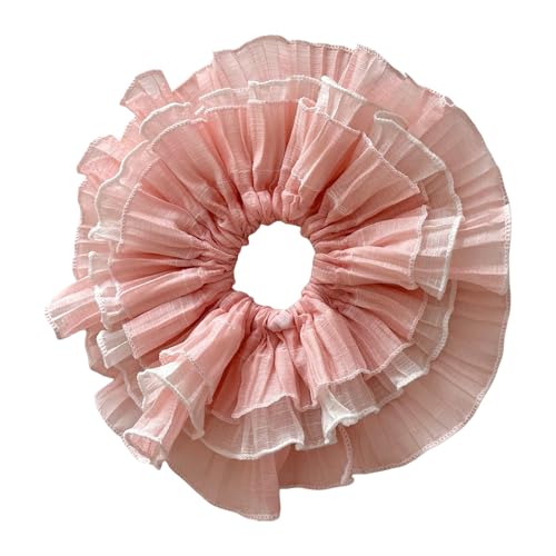 Spitzen Haarseile Haarbrötchen Krisene Elastizität Haarseile Große Haare Knackig Vintage Haarbänder Weibliche Accessoires von THINCAN