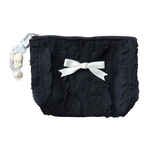 Spitzenböden Dekoration Canvas Geldbeutel Make Up Und Münzorganisation Münzspeicher Für Reisen Und Tägliche Verwendung Praktischer Geldbörse von THINCAN