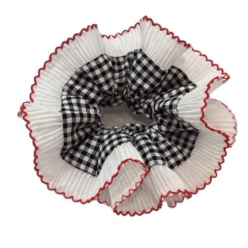 Spitzenverkleidungen Haare Für Frauen Und Mädchen Ästhetische Haare Elastische Krawatte Übergroße Kreise Für Alltägliche Kleidung Modische Band von THINCAN