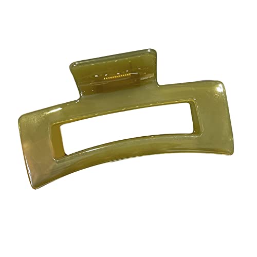 Square Claw Clip Für Frauen Girls 4inch Große Rutschfeste Haarklemmen Rechteckiges Haar Fang Starke Hold Styling Accessoires von THINCAN