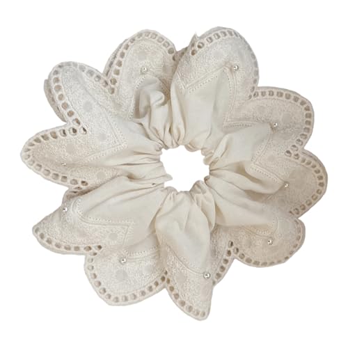 Stilvolle Imitation Perlen Verschönerte Scrunchie Elegante Pferdeschwanzhalter Mode Haarbindungen Für Tägliche Verwendung Oder Partys von THINCAN
