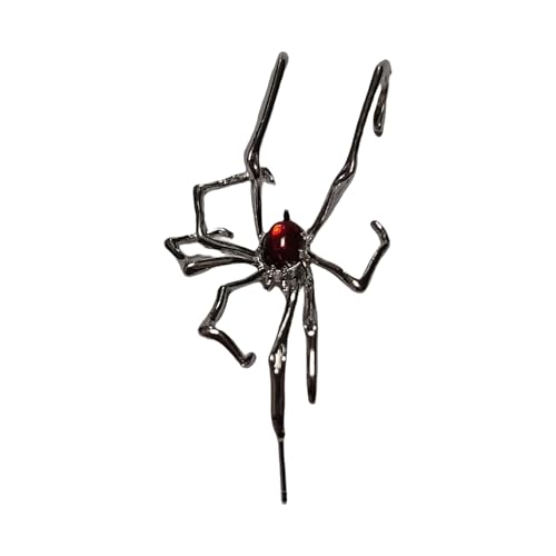 Stilvolle Punk Und Gotische Spiders Ohrring Halloween Inspirierte Spiders Ohrring Ohrmanschette Accessoire Mit Dunklen Und Nervösen Stilen Halloween Kostümschmuck von THINCAN