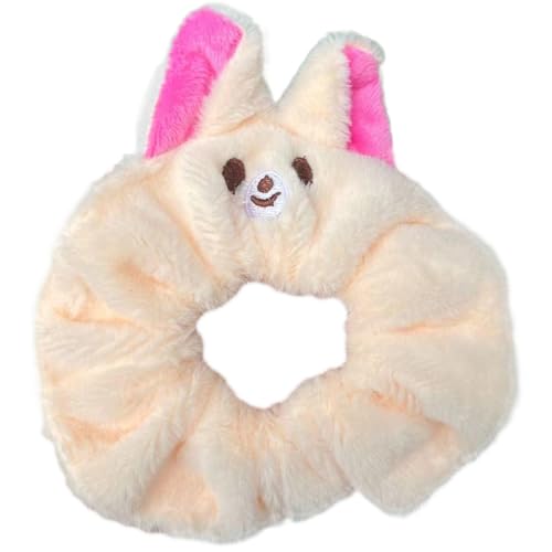 Stoff Kaninchen Haarseile Cartoon Feste Farben Knotted Headwap Elastic Hair Band Für Verschiedene Haartypen von THINCAN