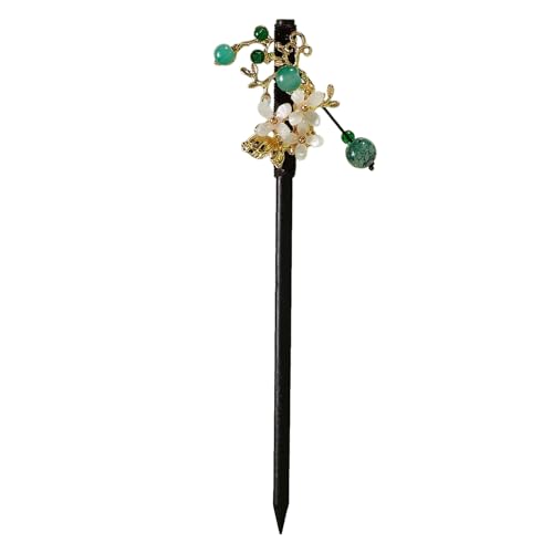 Strassstangen Haarstock Buyao Für Mädchen Alte Chinesische Blumen Haarnadel Hanbiuk Dekorative Cosplay Haarnadel von THINCAN