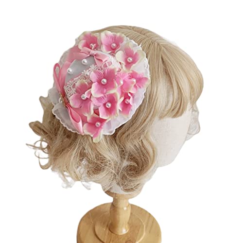 Süße Blumenhut Form Haarstifte Frauen Karnevals Haar Barrettes Für Festival Party Frühlingshaarzubehör von THINCAN