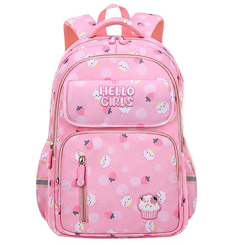 Süße Cartoon Schoolbag Für Mädchen Leichtes Rucksack Kinder Bag School Bag Splash Process Taschen Schulleiter von THINCAN