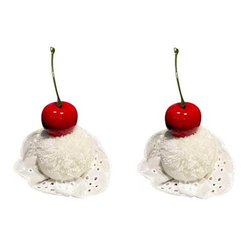 Süßer Obstkuchen Inspirierte Haare Barrettes Für Kinder Erwachsene Cartoon Haarclip Bequeme Tragen Schulveranstaltungsfeiern von THINCAN