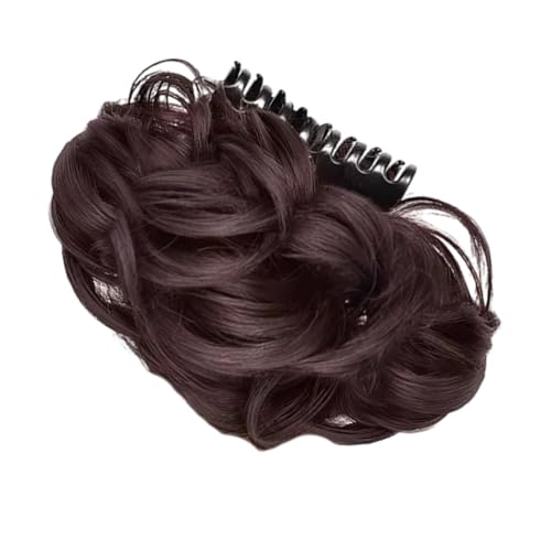 Synthetic Curly Bun Clip Clip Hitzebeständiges Glasfaser Haarzubehör Für Frauen Chaotische Hochsteckfrisur Styles Mühelosen Alltags Verschleiß Hochtemperaturfaser Haarbrötchen von THINCAN