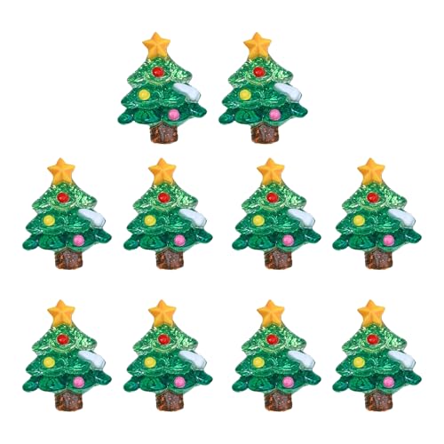 10pcs Sparkly Christmas Themeed Charm Stylish Cartoon Weihnachten Verzierungen Für Maßgeschneiderte Schmuckkreation von THINCAN