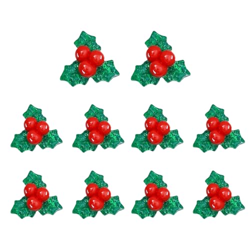 10pcs Sparkly Christmas Themeed Charm Stylish Cartoon Weihnachten Verzierungen Für Maßgeschneiderte Schmuckkreation von THINCAN