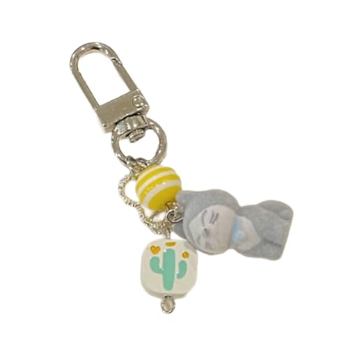 THINCAN Bequeme Weiche Touch Flocking Enten/Katze/Koala/Hundetastie Ringe Miniatur Anhänger Anhänger Schlüsselbund Stylish Bag Accessoire Entzückende Schlüsseldekoration THINCAN Bequeme Weiche Touch Flocking Enten/Katze/Koala/Hundetastie Ringe Miniatur Anhänger Anhänger Schlüsselbund Stylish Bag Accessoire Entzückende Schlüsseldekoration von THINCAN
