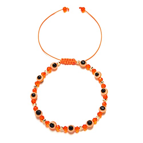 Blue Eye Perle Verstellbares Armband Für Böse Augenperlen Charme Armbänder Türkisches Glücksarmband Für Frauen Männer Schutzharzarmbänder von THINCAN